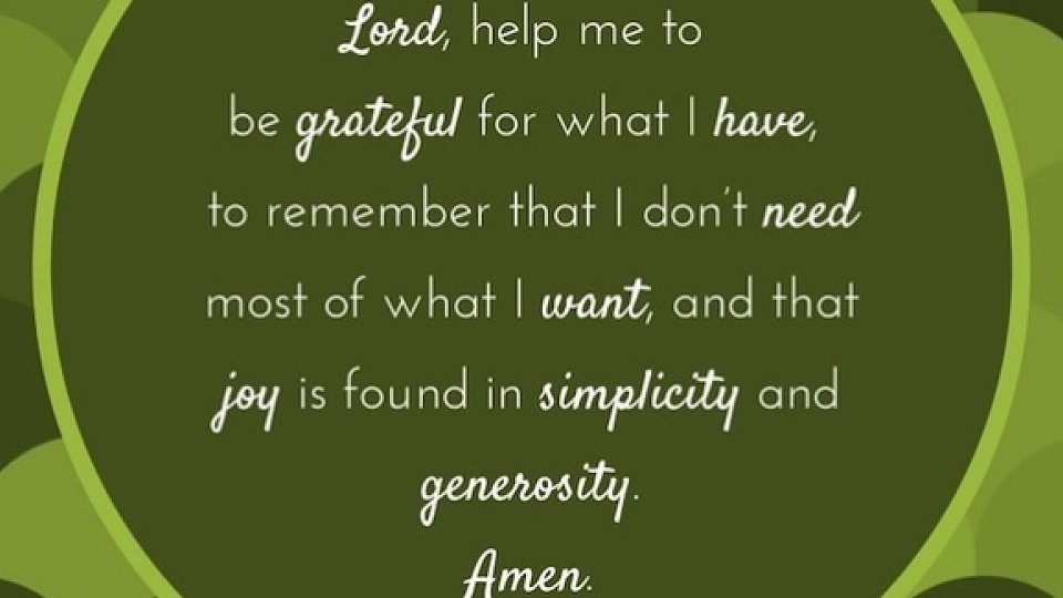 blog contentment prayer